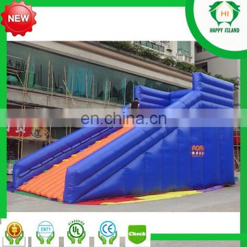 Guangzhou wholesaler inflatable floating water slide,inflatable slide with zorb ,hippo inflatable water slide