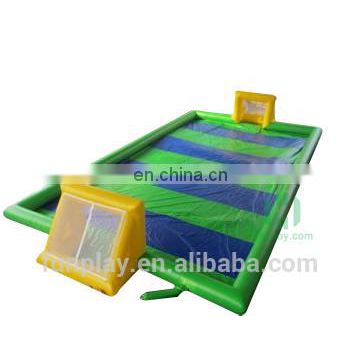 HI giant inflatable soap football field, outdoor air tight inflatable ball game field for sale