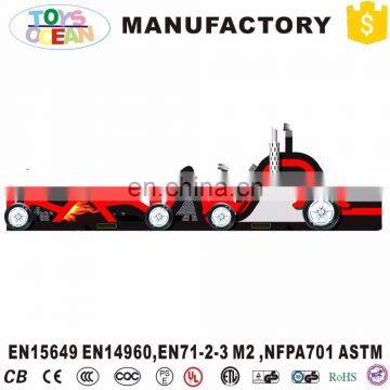 Fire Truck Inflatable Train Obstacle Bounce Playground Combo Course photo-3
