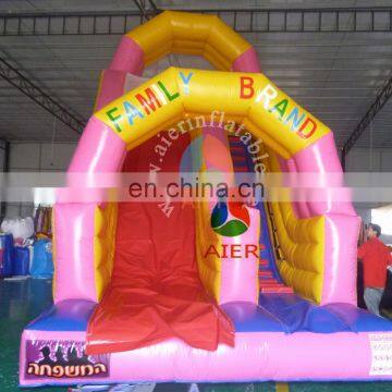 high quality inflatable slide pink party for kids girls