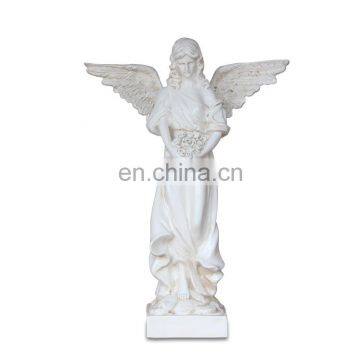 unpaind big resin angel statue