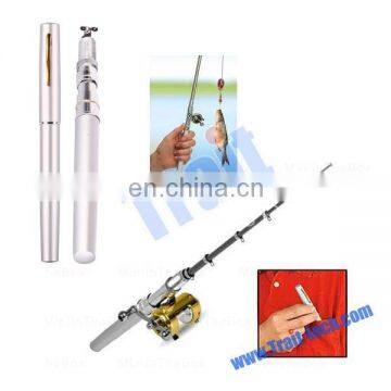 New! Deluxe Portable Fishing Rod Pen Kit Fits In Your Pocket,the fishing rod