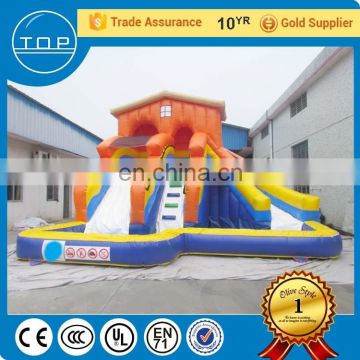 Customized inflatables sale slides for pond inflatable floating water slide with EN14960