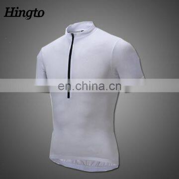 Hot sell Fluorescent color bicycle jersey cycling clothing men with cheapest price