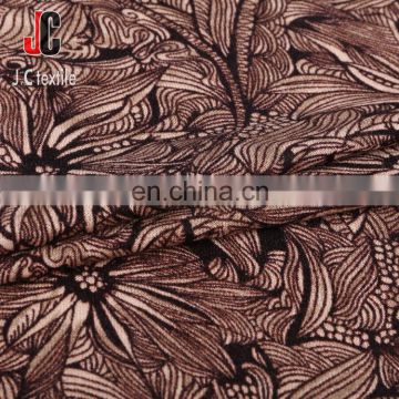 2017 fashion style high quality factory stock print scuba knit ankara fabric