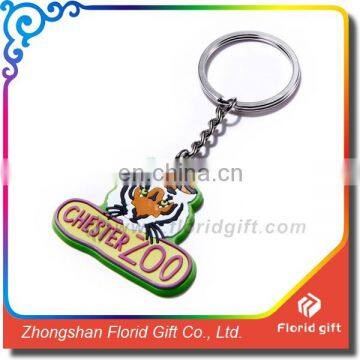 Custom 3D Soft Rubber PVC Keychain/silicone cartoon keychain/rubber keychain