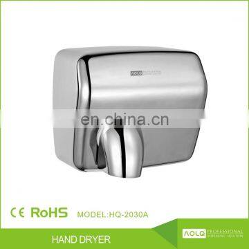 High speed hand dryer wall mount stainless steel hand dryer automatic