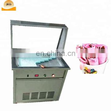 Very Popular Snack Machine Fired Ice Cream Roll Machine with Single Pan