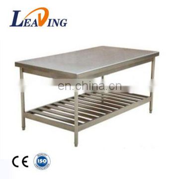 201 stainless steel worktable / tray trolley