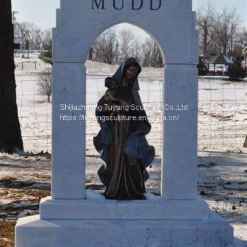 Hot Sale Outdoor Natural Stone Marble Water Fountain Price Statue