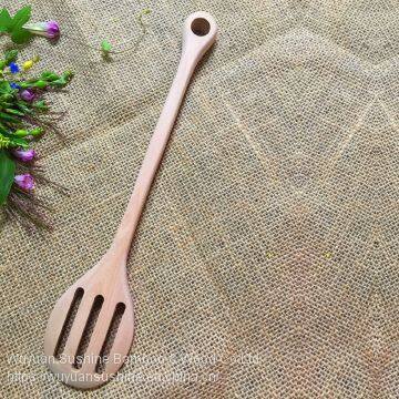 Wooden Slotted Cooking Spoon,Made of Chinese Cherry photo-2
