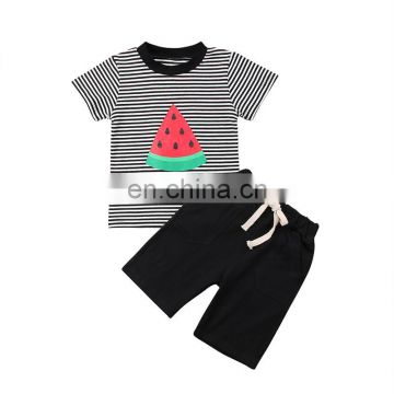 2018 Hot sale kids summer clothes  wholesale kids clothing sets