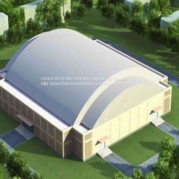 Prefabricated Steel Structure Swimming Pool Roof photo-2