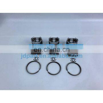 3D84E-3C Pistons With Cylinder Piston Ring Set For Yanmar