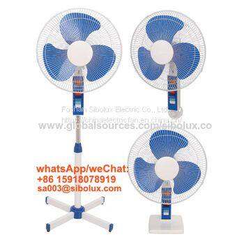 SIBOLUX 16 inch 3 in 1 plastic stand fan with timer setting