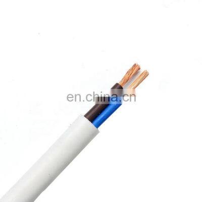 300/500v electrical copper 2 core 3 core flexible cable wire