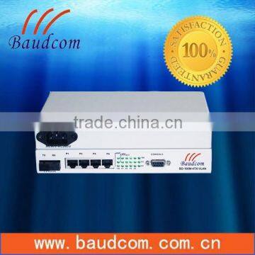 4 ports 100M ethernet fiber to lan converter