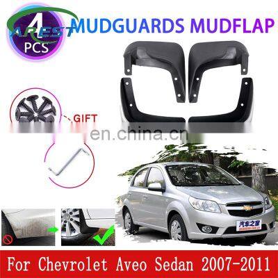for Chevrolet Aveo Sedan T250 2007 2008 2009 2010 2011 Mudguards Mudflaps Fender Mud Flap Splash Guards Protect Car Accessories photo-1