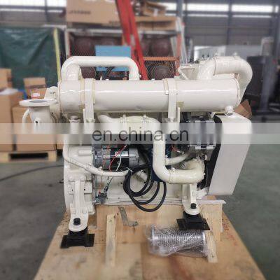 Original 4 Cylinder 4 Stroke 125hp Marine Engine 4BTA3.9-M125 Diesel Engine