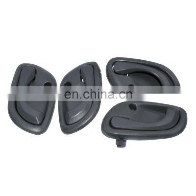 4PCS For 95-01 Suzuki Grand Vitara Inside Door Handle Grey Left+Right Side New