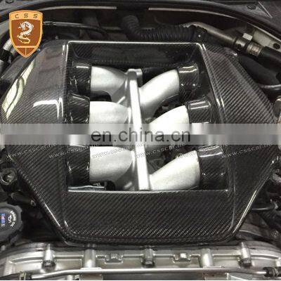 Car Styling Carbon Fiber Engine Interior Trim Cover Suitable For Nissan GTR R35 Engine