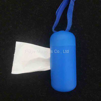 Pink Color Water Soluble Dog Poop Bags Flushable Dog Waste Bags 100% Biodegradable photo-2