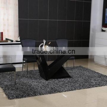 Hot sale modern tempered glass dining table