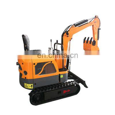 Advanced technology High productivity Crawler 0.8 ton 1 ton hydraulic small digger machine mini excavator