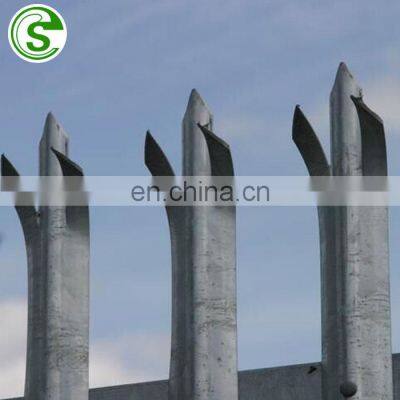 Congo Powder-Coated&Galvanized Steel Euro palisade fencing for sale