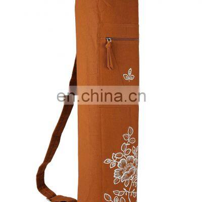 Custom embroidered Indian Yoga Mat Bag