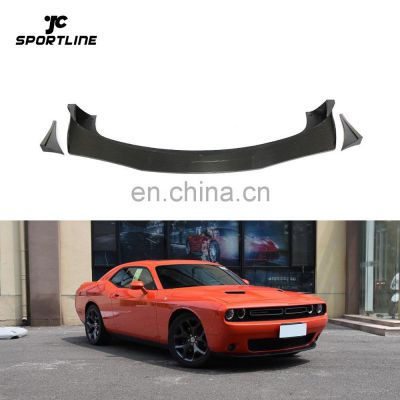 Carbon Fiber Car Front Spoiler Lip for Dodge Challenger GT Coupe 2-Door 2015- 2019