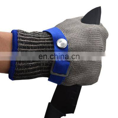 Anti-cut Anti-cut Gloves Stainless Steel 5-level Anti-cutting Wear-resistant Slaughter Garden Hand Protection Labor Protection