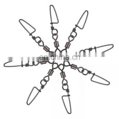 Lightweight Stainless Steel Connector For Fast Rotating Fishing Swivel photo-4