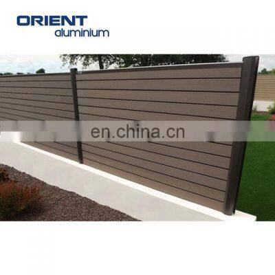 Modern Canada market house wall aluminium slat fence designs