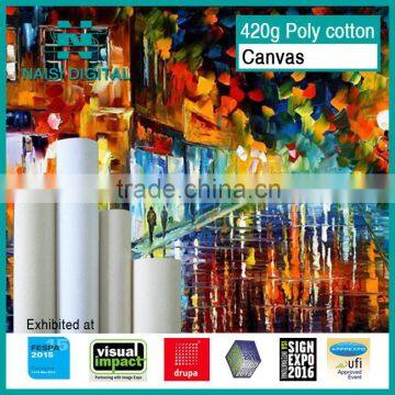 420gsm Polycotton Canvas for digital printing