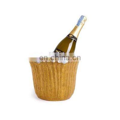 New Arrivals Decorative Metal Champagne Bucket Luxury Beer Champagne Wine Bottle Holder Ice Bucket For Sale