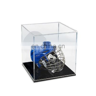 acrylic box case for baseball helmet acrylic helmet display