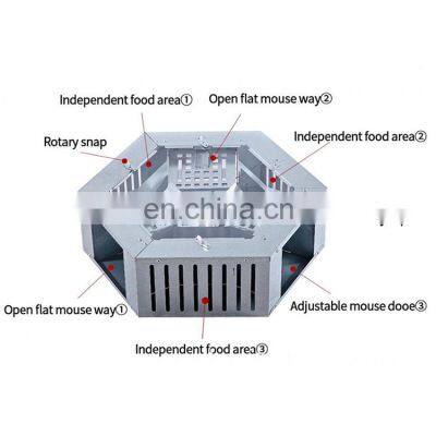 Humane Multi-catch Rodent Rat Bait Station Automatic Mouse Trap Cage Mouse Repeller All-season MSDS Report Not Support 7-15days