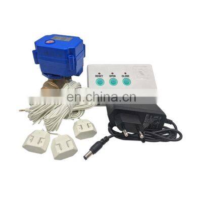 water leak detector sensor auto shut off valve for water leak detector with alarm detection water proof