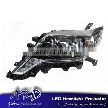 AKD Car Styling for Toyota Prado LED Headlights A-Type 2014-2015 Prado LED Head Lamp Projector Bi Xenon Hid H7 photo-2