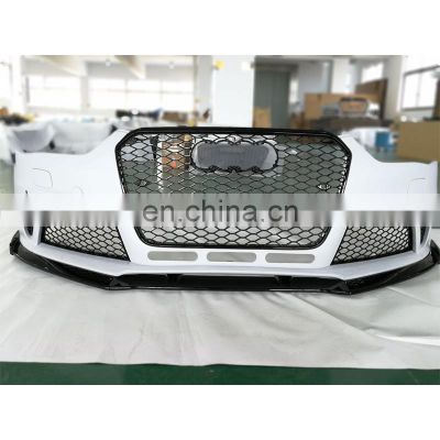 Auto parts for Audi A4 B8 2013-2016 upgrade to Rs4 with front bumper assembly Rs grille  2013 2014 2015 2016