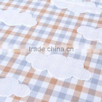 China 100% Cotton White Cloud Printed Moving Soft Summer Home Use Plaid Made in China Towel Blanket photo-5
