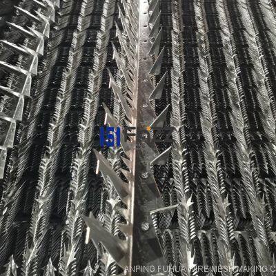 Galvanized Steel Anti Climb Spear Wall Spikes for Perimeter Security Protection