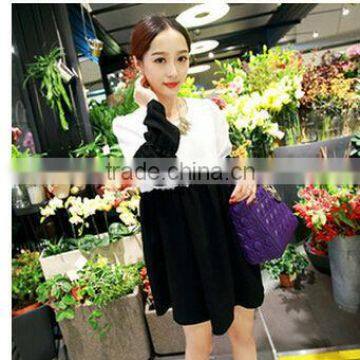 C63281A 2015 autumn design Maternity cotton dress for ladies