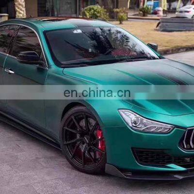 Runde Carbobn Fiber Material New Style Bodykit With Front Rear Lip Side Skirt Spoiler For Maserati Ghibli Body Kit photo-4