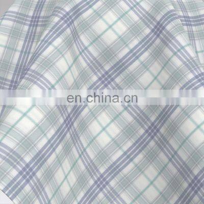 China Made Elegant Design Polyester Rayon Yarn Dyed Flannel Fabric For Garments