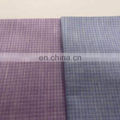 Hot sale cotton fabric linen fabric Anti-wrinkle shirt fabric with Chinese factory price