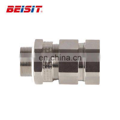 IECEx ATEX Certificated Airtight Strong Nickel Plated Cable Seal Sleeve Hose Gland photo-2