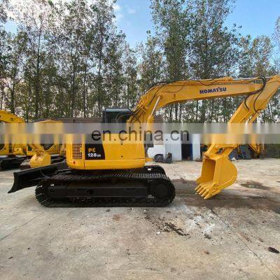 High quality 12t 13t used komatsu hydraulic excavator komatsu pc128 pc120 pc130 pc138