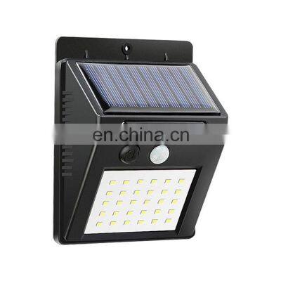 100 LEDs Solar LED Wall Lamp Waterproof Motion Sensor Security Outdoor Solar Wall Light